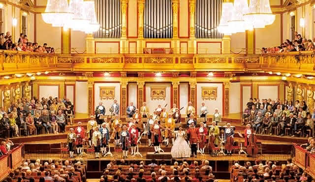 Concerto do Wiener Mozart Orchester no Wiener Musikverein