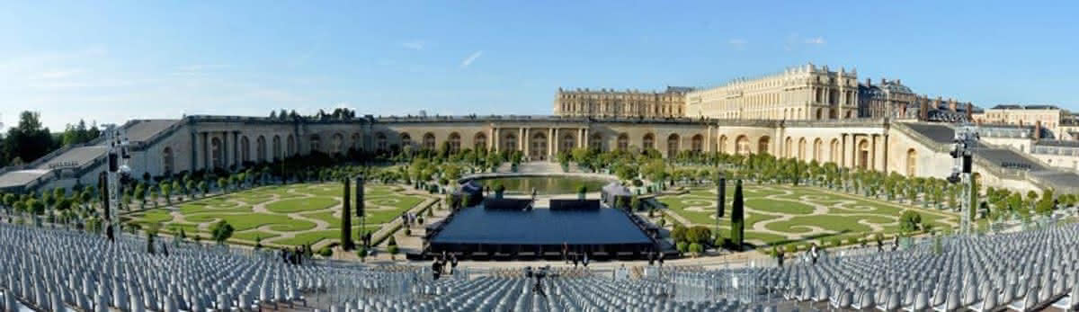 Château de Versailles, Jardins de l'Orangerie with stage