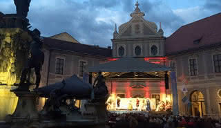 Concert en plein air : Brunnenhof de la Résidence de Munich