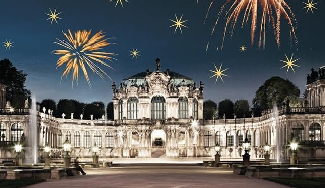 Réveillon du Jour de l'An : Palais Zwinger de Dresde