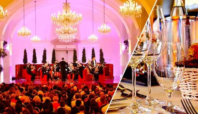 Mozart y Strauss en el Palacio de Schönbrunn: Cena y concierto
