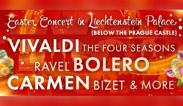 Easter Concert in Liechtenstein Palace — below the Prague Castle