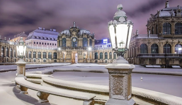 Зимняя сказка во дворце Цвингер (Дрезден)