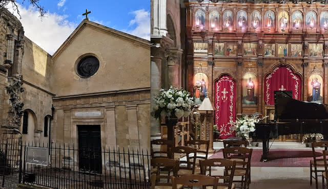 Conciertos románticos: Violonchelo y piano en la iglesia Saint‐Julien‐le‐Pauvre