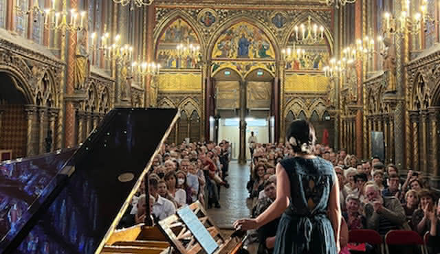 Ressonância do Festival: Piano em La Sainte Chapelle